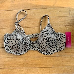 Animal Print Underwire Bikini Top *BRAND NEW
